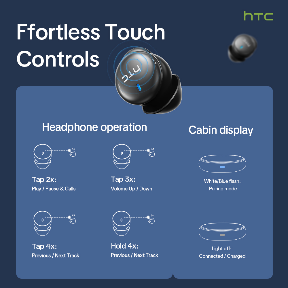 HTC NE92 무선 블루투스 6.0 수면 이어버드 인 - Noise Cancelling Headphone 리뷰 및 가격