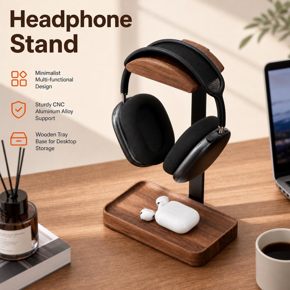 호두 모양 헤드폰 거치대, 책상 위 물품 정리 및 보관 - Headphone Stand Desk 리뷰 및 가격