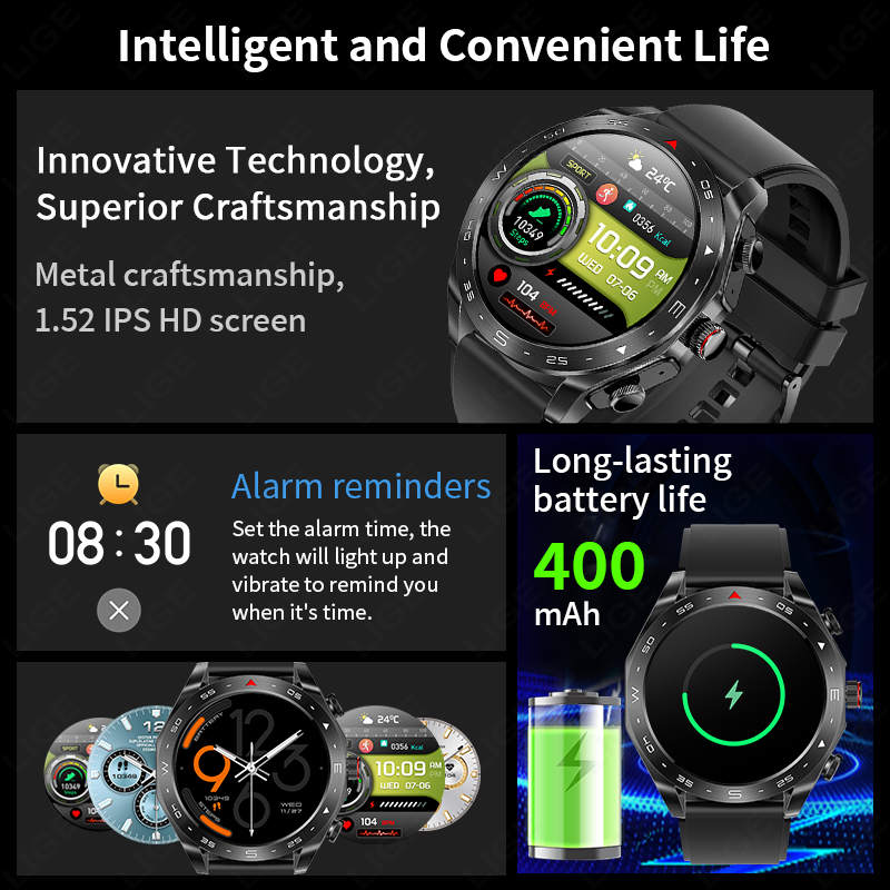 LIGE TWS 2-in-1 스마트워치, 무선 이어버드 - Wireless Earbuds Tws 리뷰 및 가격