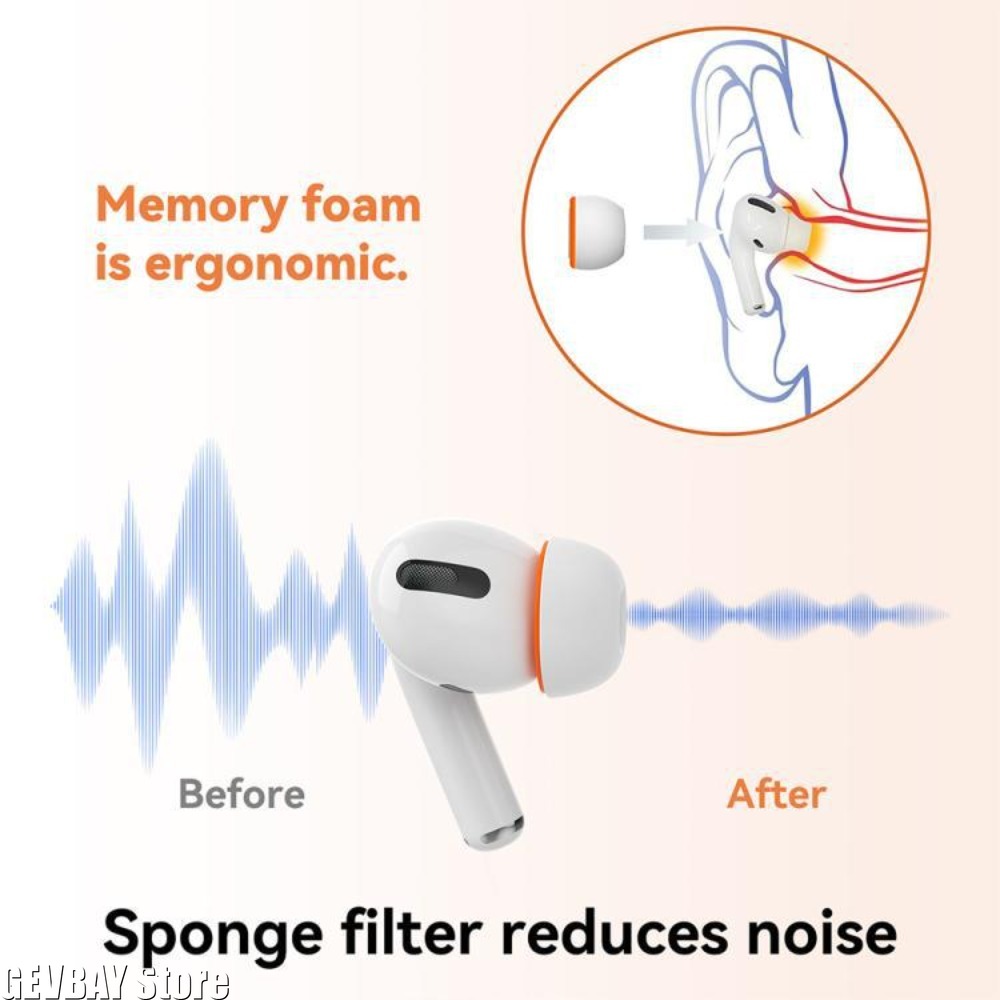 편안한 스펀지 이어팁 교체 - 에어팟 프로 1 2용 3 - Earphone Foam Tip 리뷰 및 가격